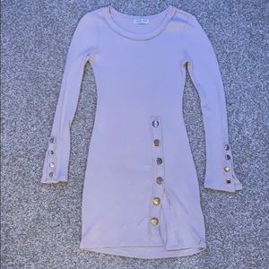 Taupe Mini Dress